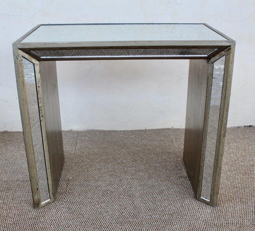 Set Of 2 Mirror Nesting Table